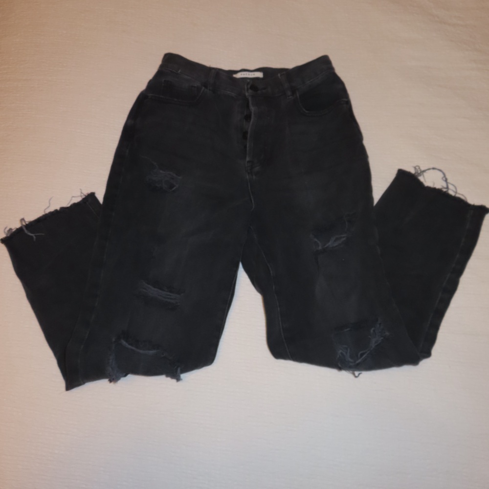 PacSun High Rise Straight Black Jeans